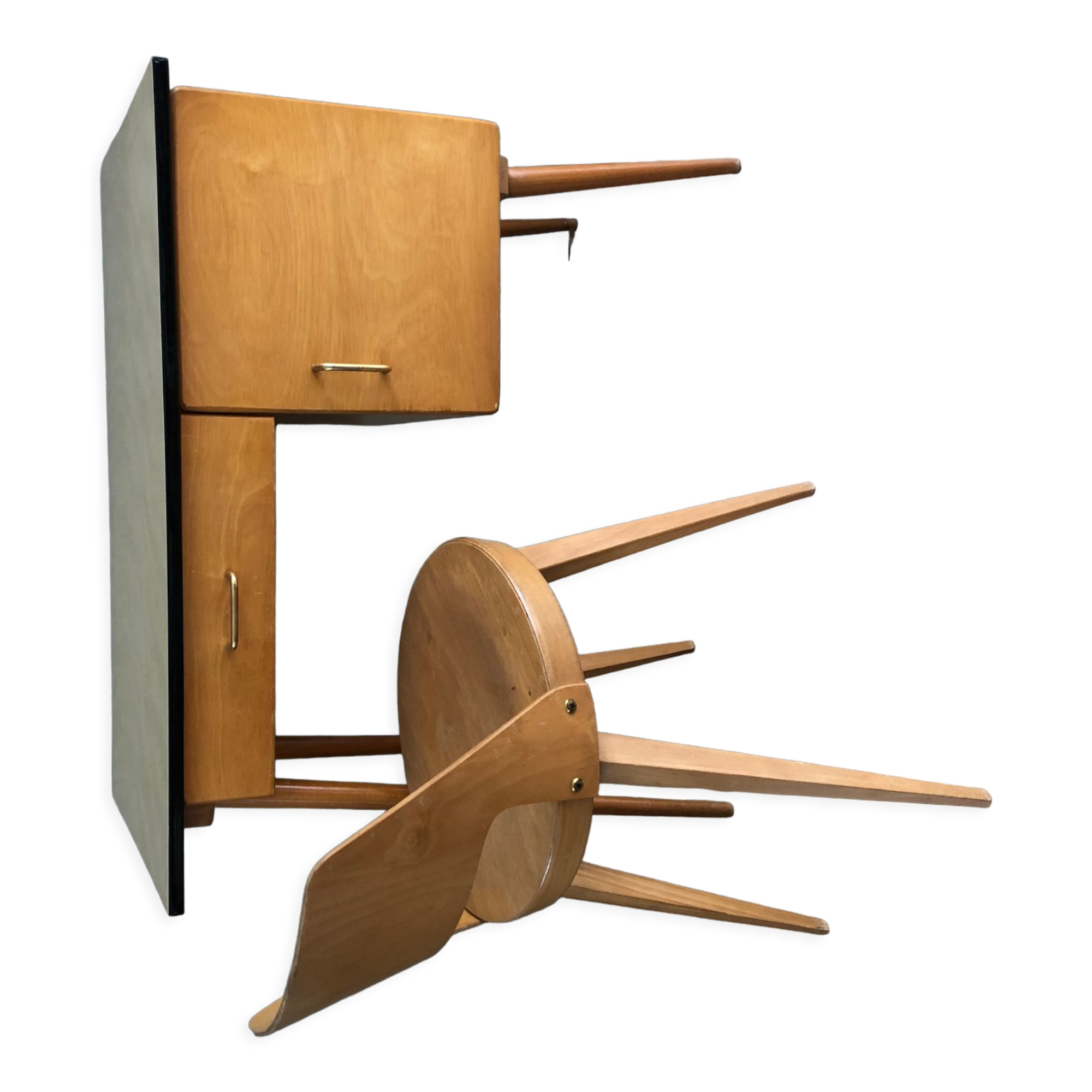 Vintage baumann desk + chair