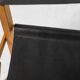 fauteuil safari en chêne et cuir