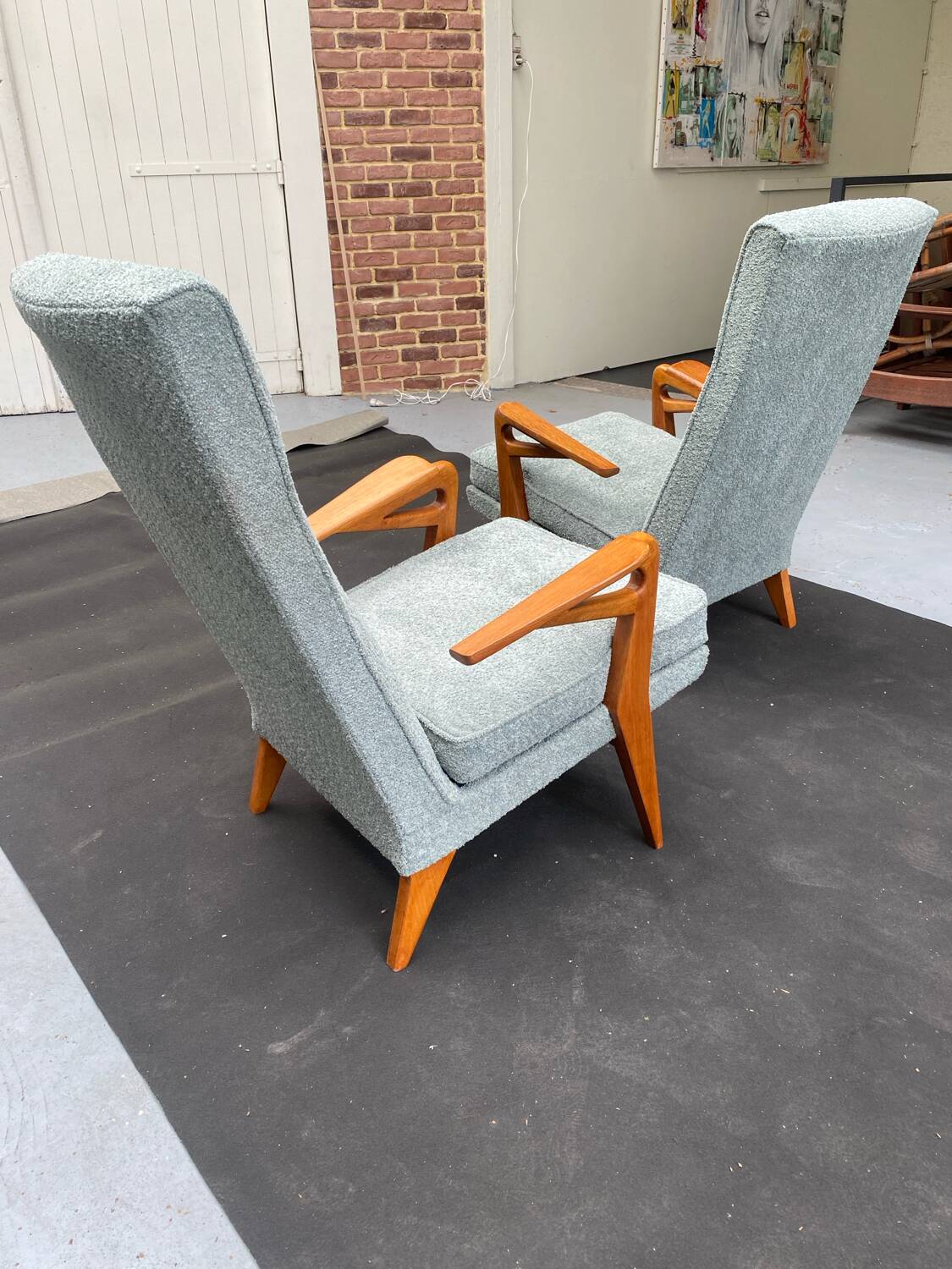 Pair of vintage armchairs