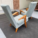 Pair of vintage armchairs