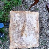Tables de chevets en marqueterie plateau marbre style louis xv