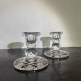 Crystal candle holders