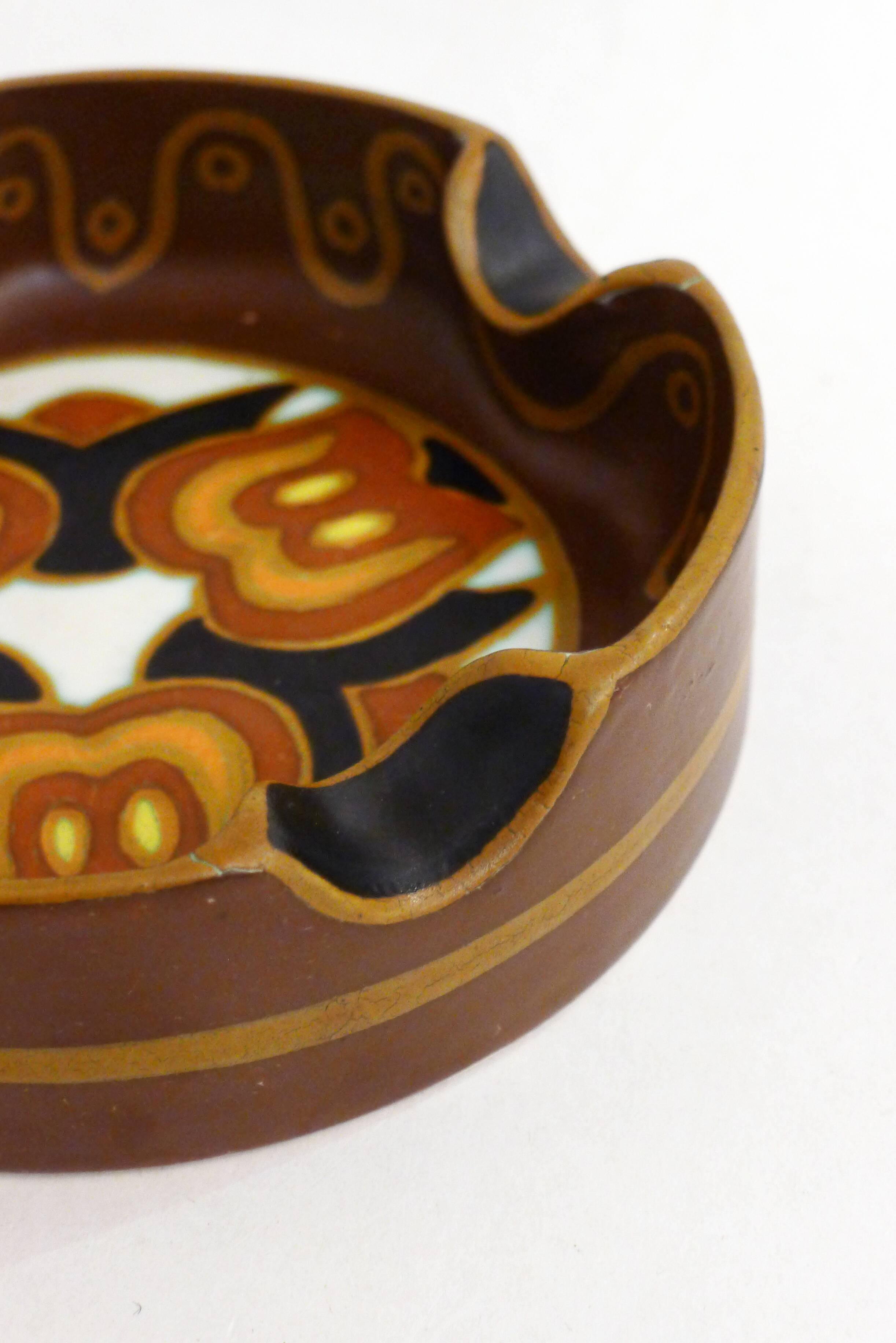 Boch Keramis Art Deco Ashtray