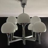 Chandelier 8 fires gaetano sciolari italy 70