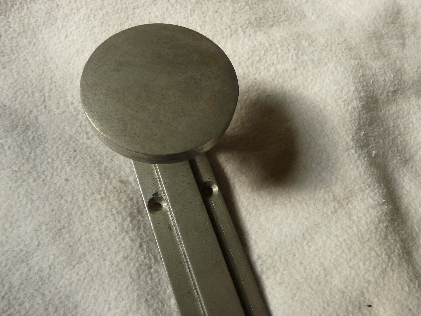 Coat 4 door hooks aluminium of the 1950s art deco