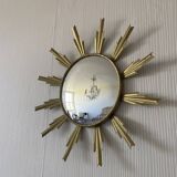 Vintage witch mirror year 60s - 48cm
