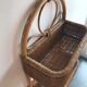 Wicker and rattan shelf