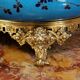 Planter in glazed porcelain and gilded bronze late nineteenth