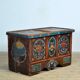 Folk art wedding chest, dated 1718