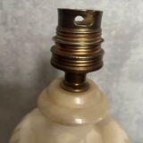 Pied de lampe en albâtre
