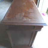 Low cabinet two doors two drawers Henry II style