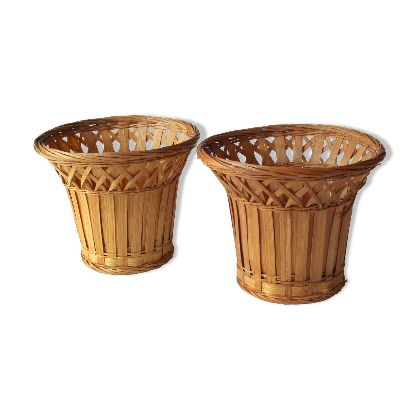 Lot de 2 pots années 1970