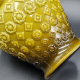 Italian opaline vase with molded pattern