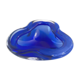 Empty blue murano pocket