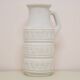 vintage white West Germany can vase Scheurich