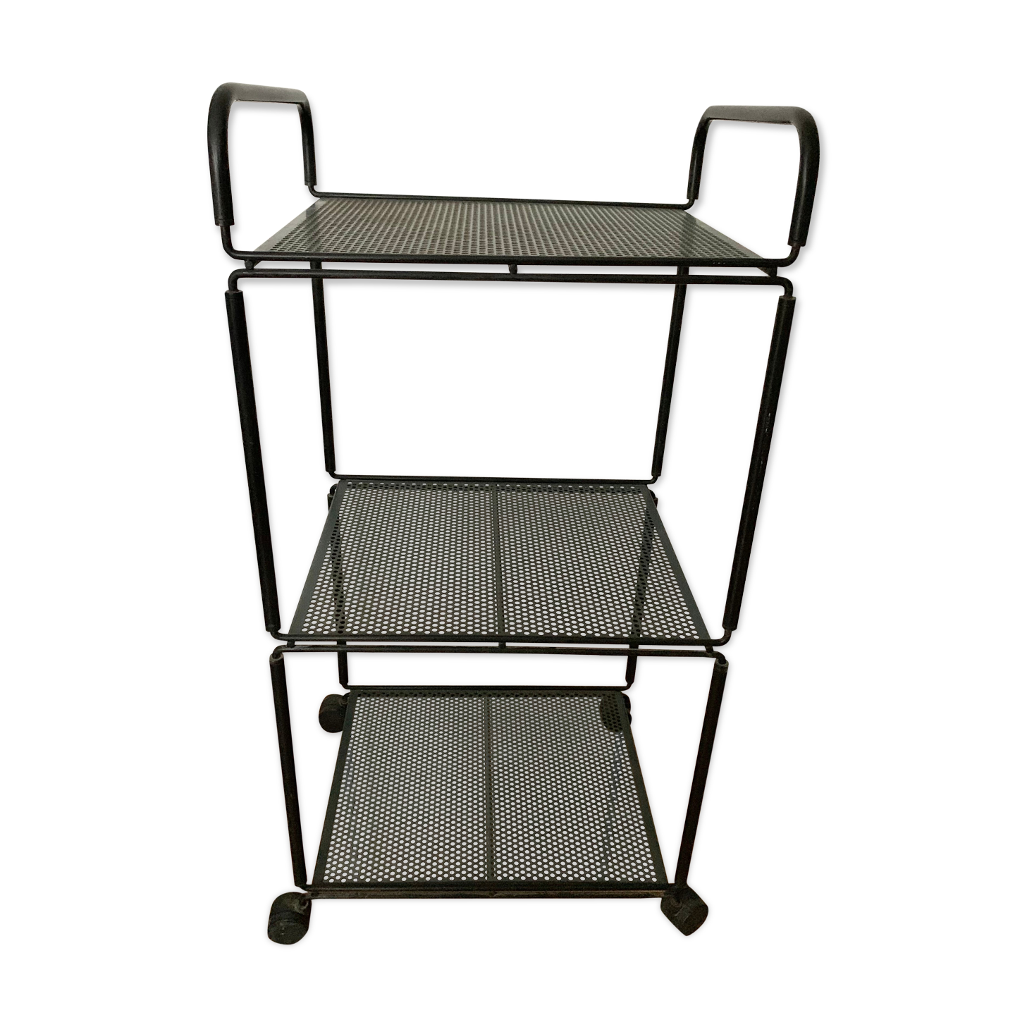 Industrial perforated metal roulette table