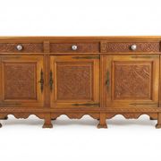 Buffet ancien en chêne massif – Estampillé "RF" (Origine Administration)