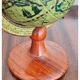Globe terrestre en bois vintage