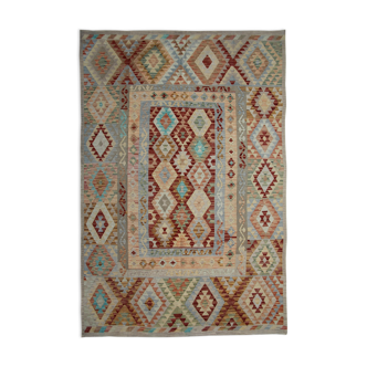 Tapis vintage afghan kilim 193x297cm