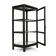 Black wooden central window