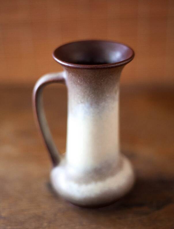 Steuler ceramic vase 715/15, vase with handle, made in Germany, collection, flower pot