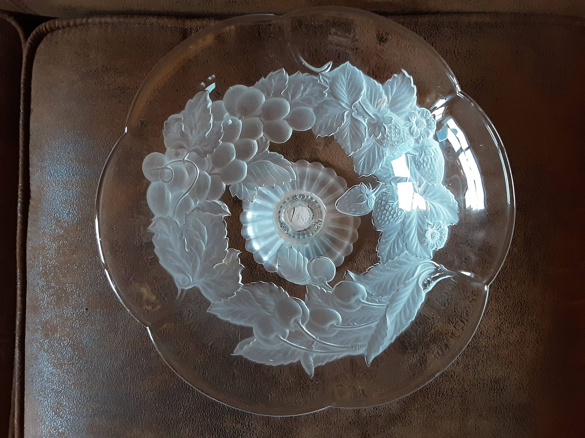 Coupe sur pied cristal