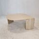 Italian travertine coffee table, 1980's
