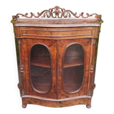Napoleon III period display case in rosewood