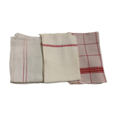 Trio of linen towels