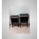 2 antique bedside tables