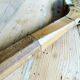 Vintage wooden tennis racket