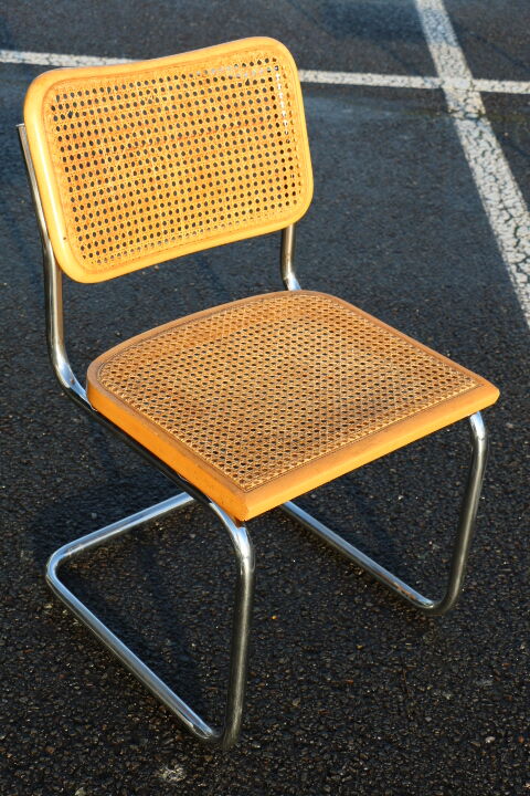Cesca B32 chairs by Marcel Breuer Italian edition