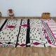 Handmade wool Berber rug 284x178 cm