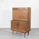 Scandinavian teak cabinet with drawers, 1960s