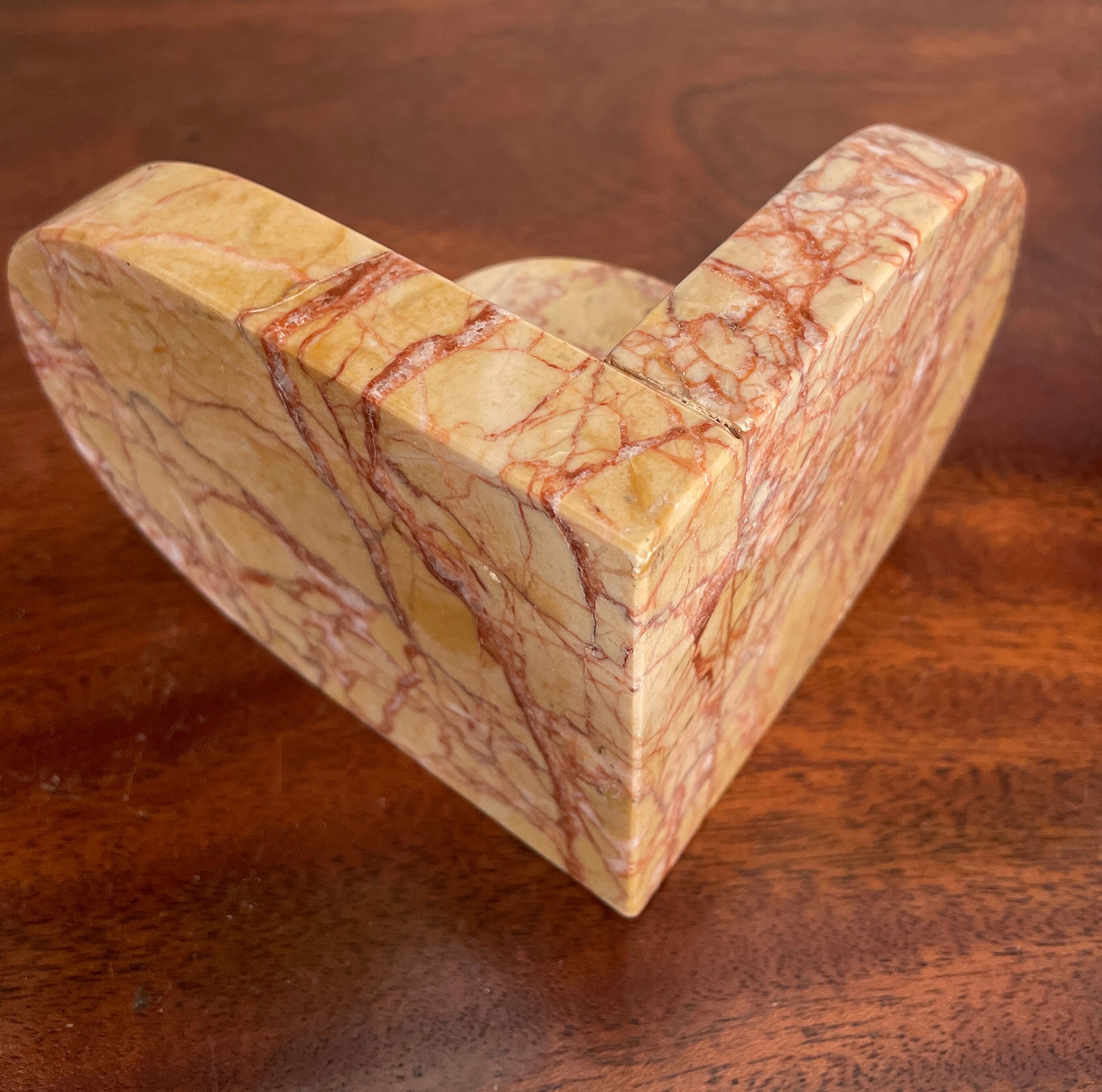 Pair of Art Deco marble bookends