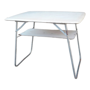 Table de camping pliante vintage