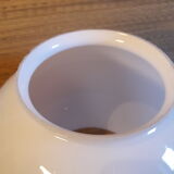 Open globe 20cm in old white glass for suspension lamp