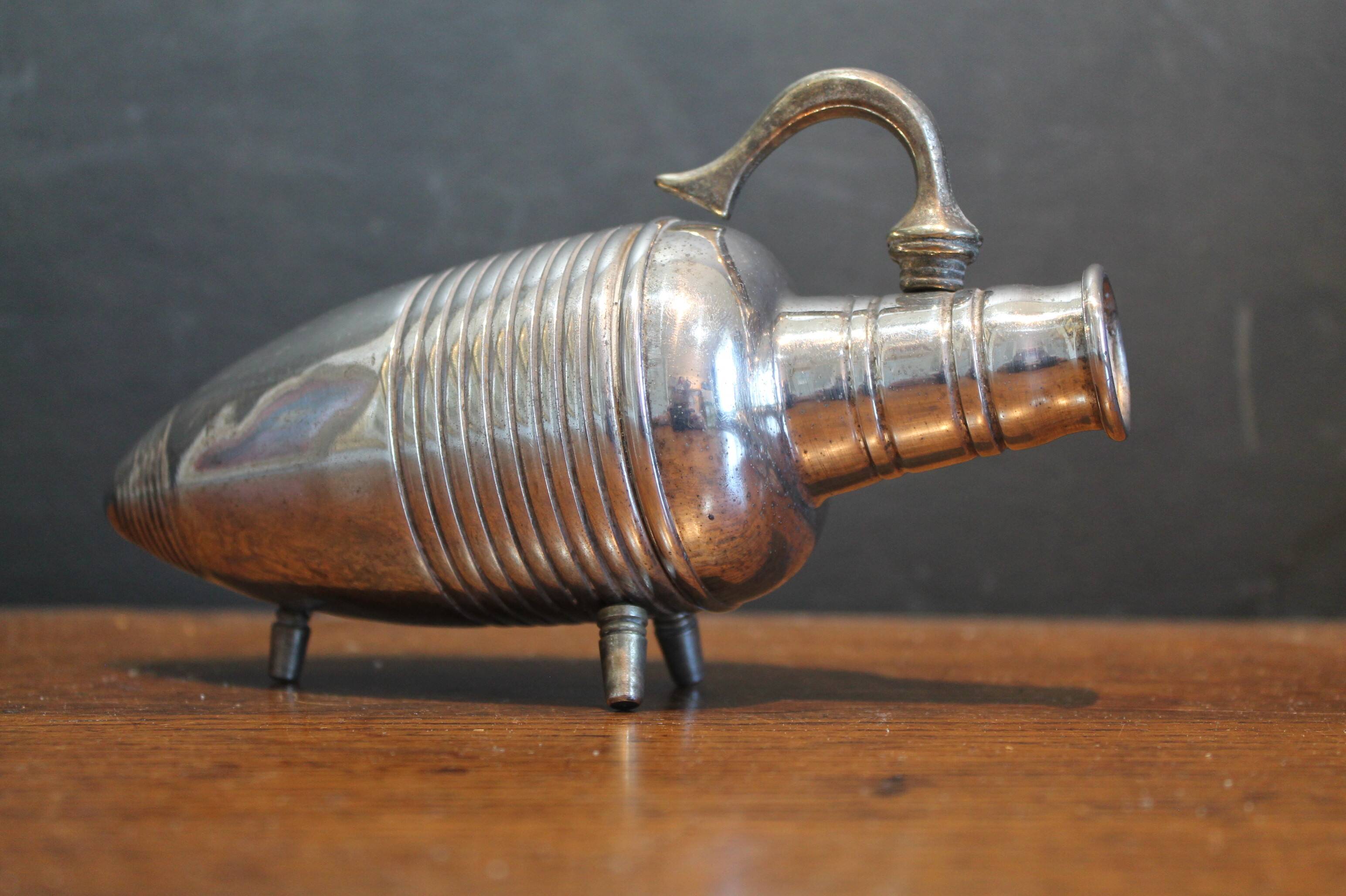 Carafe Art Déco en argent massif Calegaro italien