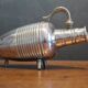 Carafe Art Déco en argent massif Calegaro italien