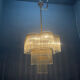Murano Glass Rod Chandelier 1960’s 