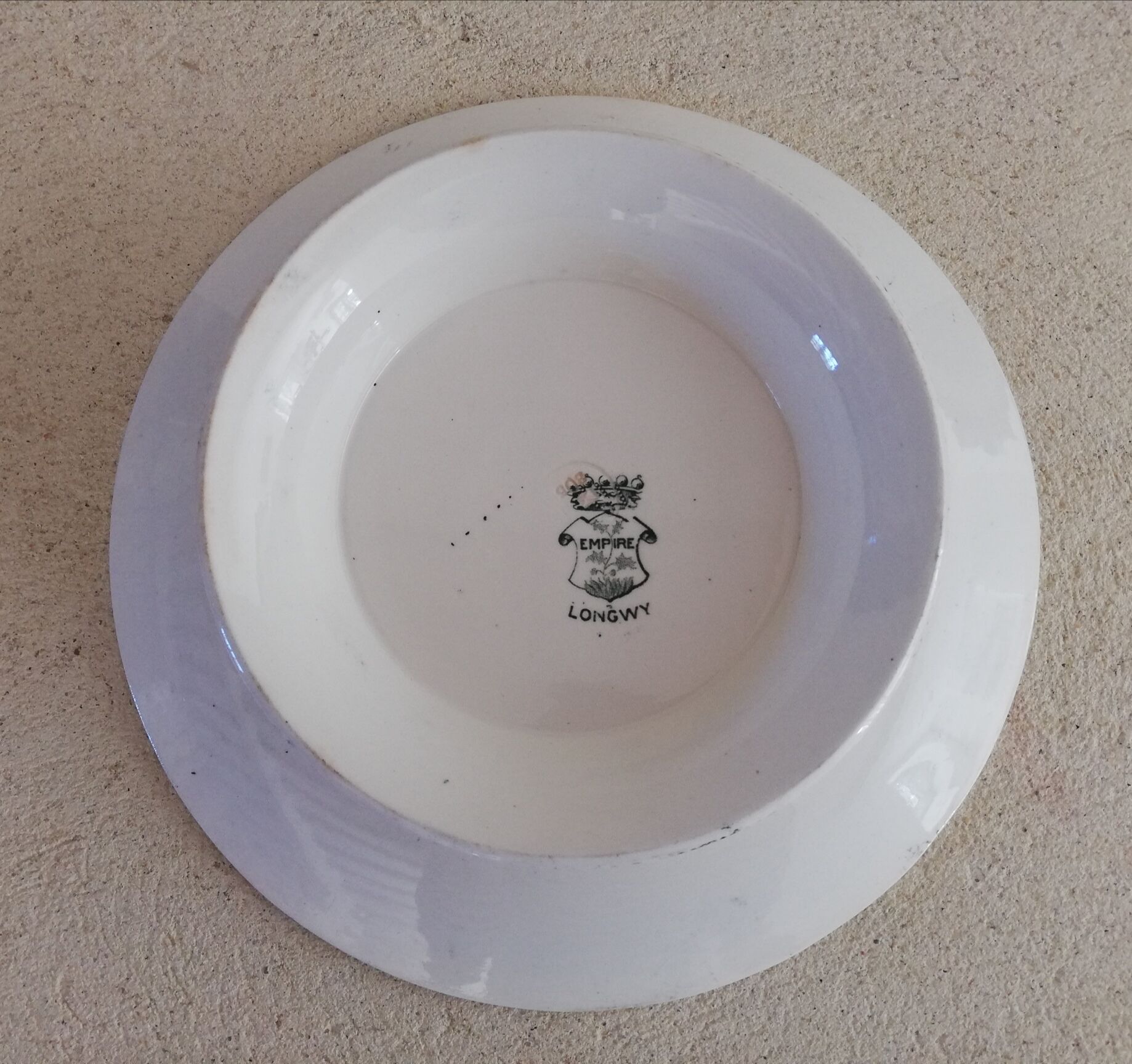 Compotier Longwy décor Empire