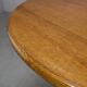 Scandinavian solid pine extendable dining table