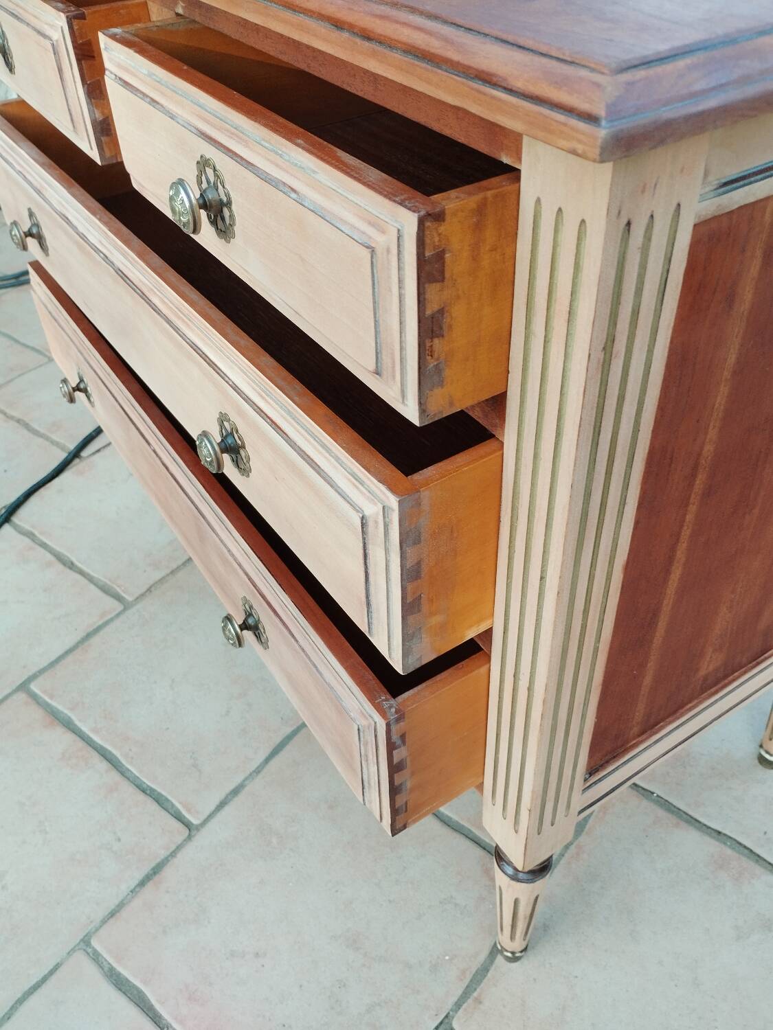 Beautiful old Louis XVI style chest of drawers