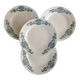 4 assiettes terre de fer Longchamp Lutèce