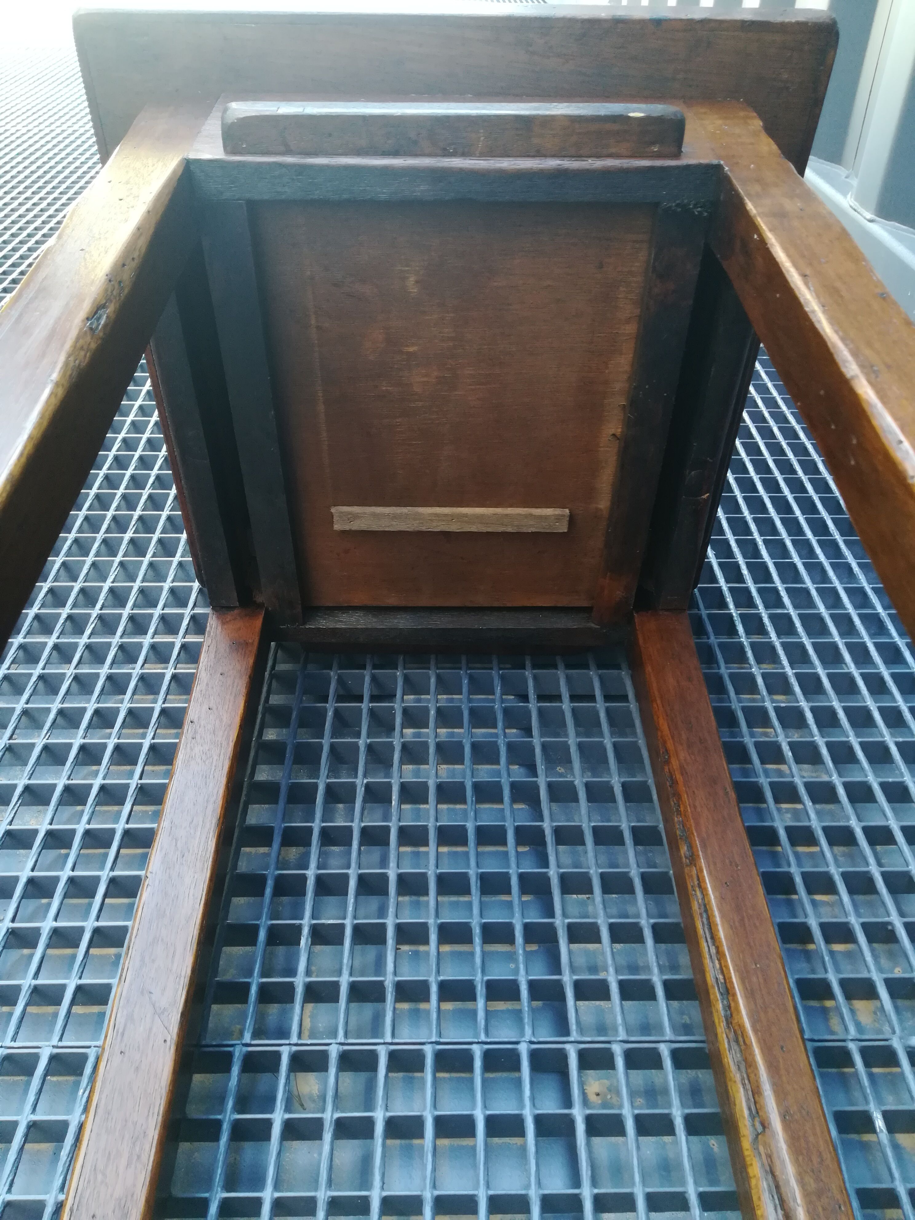 Side table, oak square sofa end