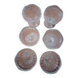 Set of 6 ice cream cups