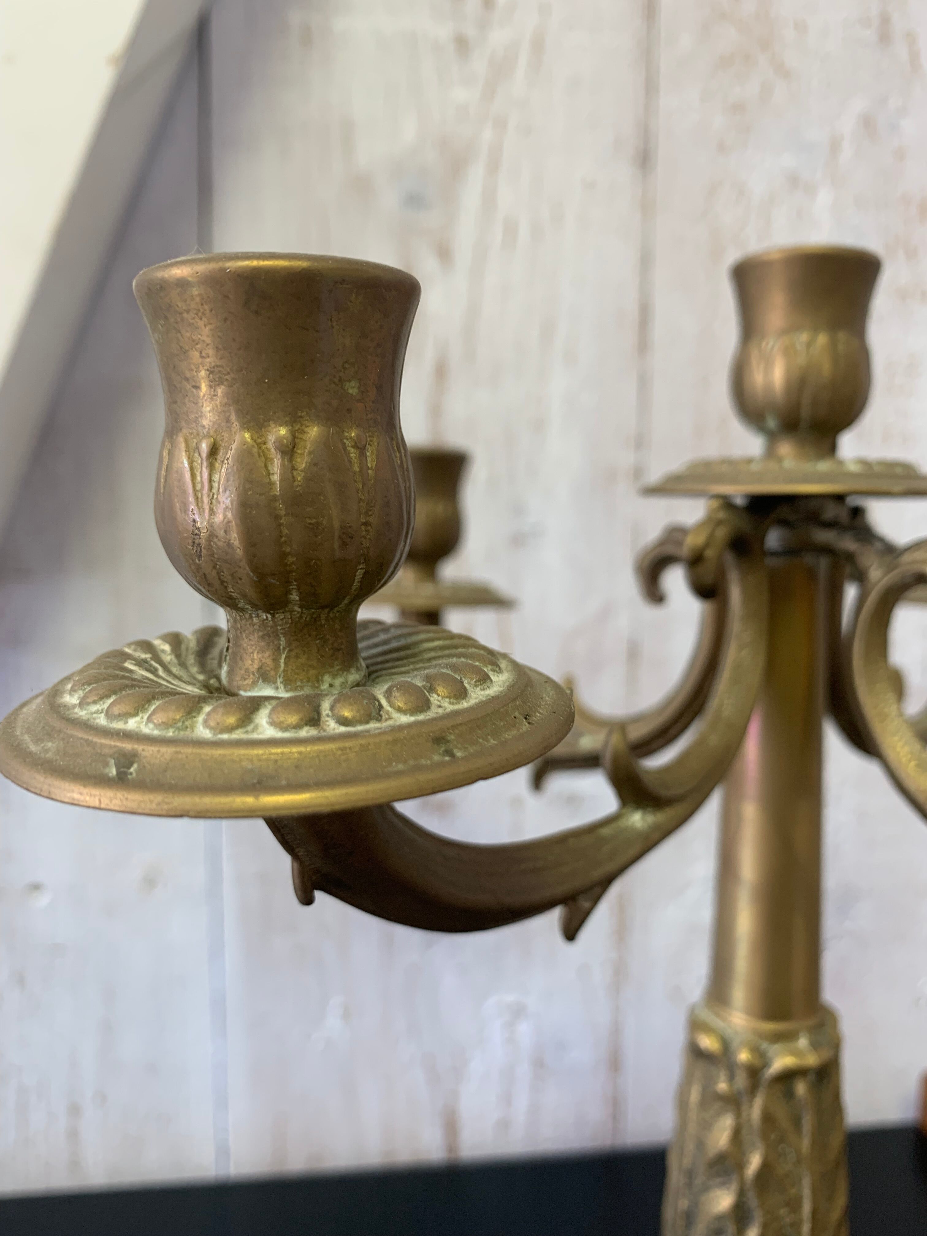Paire de chandeliers
