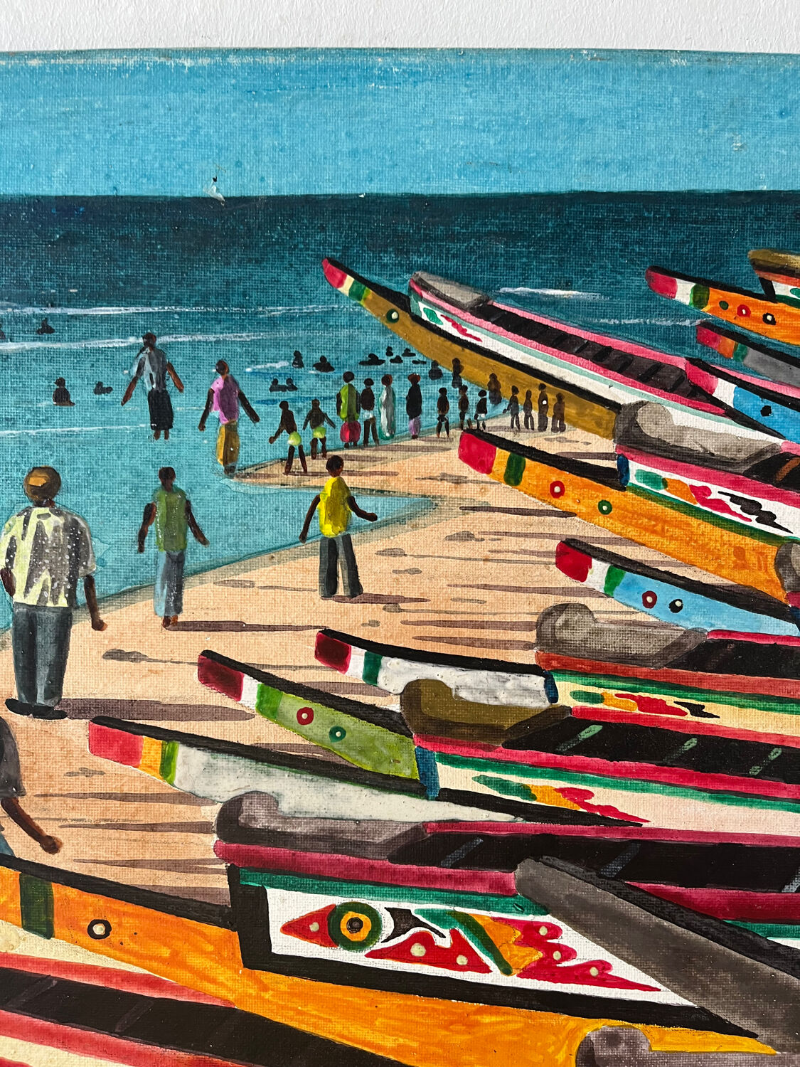 Seaside in Senegal, signed Bounama Yade 08