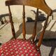 Chaises vintage, pieds compas, les 2