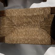 Tabouret en osier monastry antique ou hocker